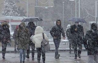 Mart karı Kayseri’yi beyaza bürüdü