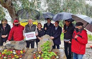 "Mavi Kadın", mezarı başında anıldı