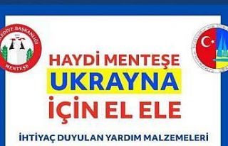 Menteşe’de Ukrayna’ya yardım kampanyası