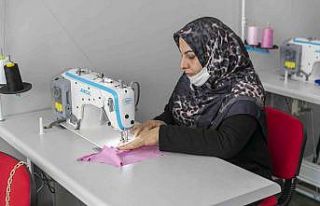MERCEK’te dikiş kursu başladı