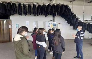 Meslek lisesi öğrencilerinden fabrikalara inceleme...