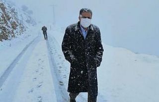 Milletvekili Fırat, Tut ilçesinde kar kış dinlemedi