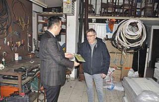 Milli Eğitim Müdürü Gümüş’ten velilere ziyaret