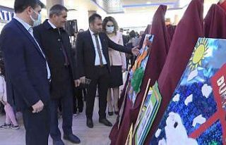 Minik öğrenciler, iklim değişikliğine açtıkları...