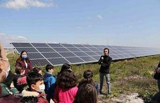 Minik öğrenciler MASKİ’nin çevreci güneş enerjisi...