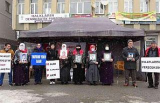 Muş’ta evlat nöbeti tutan ailelerin sayısı 29’a...