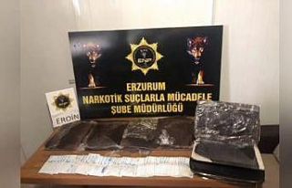 Narkotik köpeği Eris, Erzurum’da uyuşturucuya...