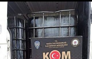 Nazilli’de 2 ton kaçak akaryakıt ele geçirildi