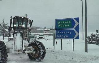 Nevşehir - Aksaray yolu kontrollü olarak açıldı
