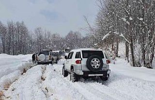Off-Road tutkunları adrenalin dolu bir gün geçirdi