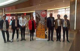 Öğrenciler emeklerini sergiledi