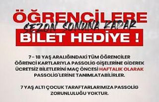 Öğrencilere Samsunspor maçları ücretsiz
