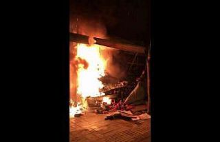 Ordu’da ayakkabı dükkanı yangında kullanılamaz...