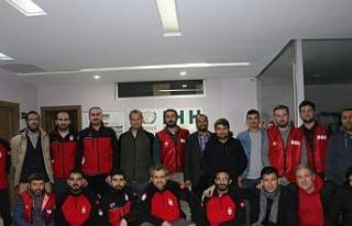 Orman yangını gönüllülerine eğitim