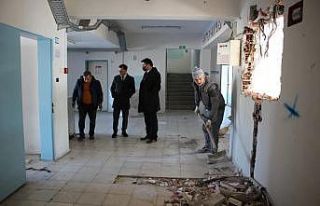 Ortaca Ortaokulu yenileme çalışmaları başladı