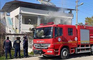 Ortaca’da yangın çıkan ev kullanılamaz hale...