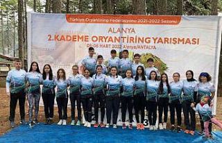 Oryantiring sporcular 13 madalyayla döndü
