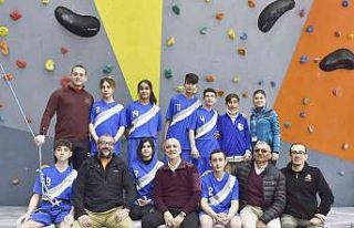 OSB Koleji Tırmanma Takımı’ndan Antalya birinciliği