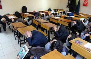 Osmaniye’de ziller teneffüs için değil ’deprem’...