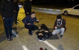 Otomobil ile motosiklet çarpıştı; 1 yaralı