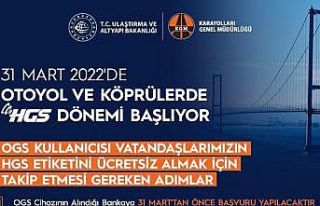 Otoyol ve köprülerde başlayan HGS dönemi için...