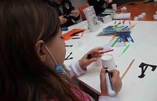 (ÖZEL) Çocuklar, ’Geri Dönüşüm Atölyesi’nde...