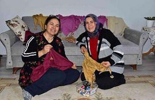 (Özel) Sındırgı’da evler fabrikaya döndü