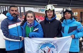 Palandöken’de iki madalya kazandılar