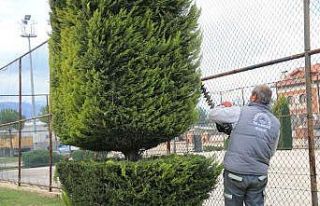 Pamukkale’de bahar hazırlıkları devam ediyor