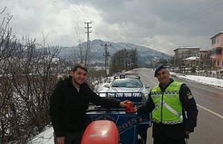 Patpatlara reflektör takılması kazaları azalttı