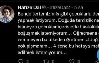 Paylaşımıyla tepki çeken öğretmen hakkında...