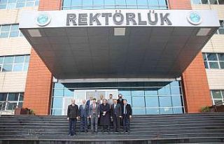 Prof. Dr. Sami Güçlü, Rektörümüz Karacoşkun’la...