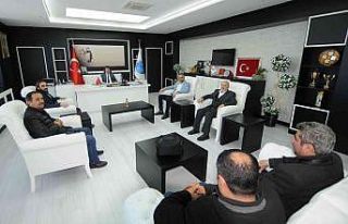 Rektör Karacoşkun’a ziyaretler sürüyor