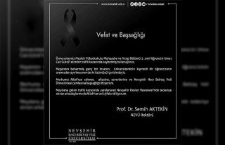 Rektör Prof. Dr. Semih Aktekin Umut Can Gürel İçin...