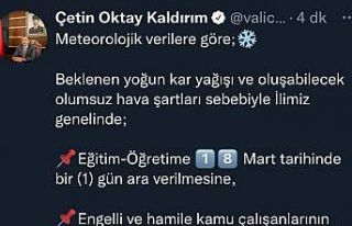 Sakarya’da eğitime kar engeli