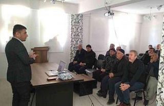 Samsatlı çiftçilere Antepfıstığı eğitimi verildi