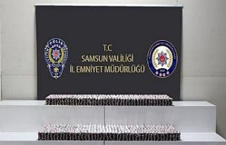 Samsun’da 55 bin 972 kapsül sentetik ecza ele geçirildi:...