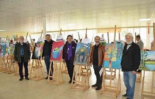 Sanat kampı sona erdi