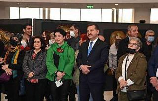 Sanatçı Özdemir Yemenicioğlu’nun eserleri sergilendi