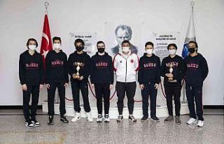 SANKO Okulları il üçüncüsü ve dördüncüsü...