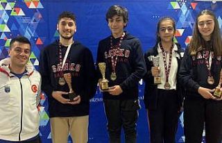 SANKO Okulları öğrencileri bir birincilik, üç...