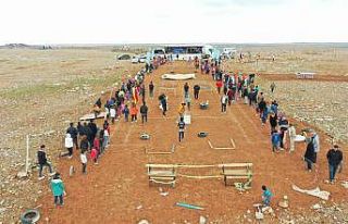 Şanlıurfa’da çocuklar survivor parkurunda yarıştı