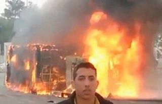 Şanlıurfa’da kaza yapan tır alev topuna döndü,...