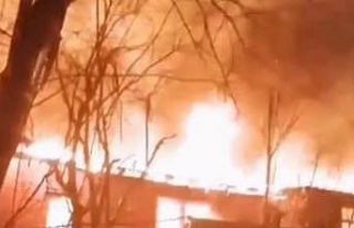 Sarıyer’de tek katlı gecekondu alev alev yandı