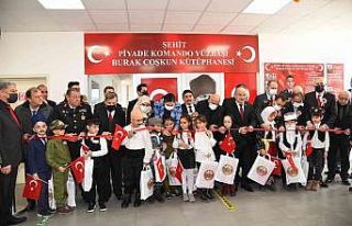 Şehidin adı kütüphanede yaşayacak