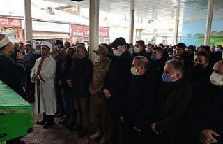 Şehit babası son yolculuğuna dualarla uğurlandı