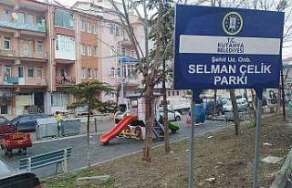 Şehit Selman Çelik’in adı parka verildi