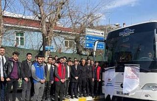Şemdinlili gençlerin Çanakkale yolculuğu başladı