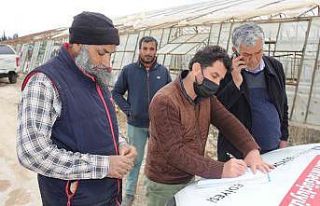 Serik’te hasar tespiti