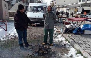 Sıcaklık eksi 12 derecelere kadar düşünce esnaf...